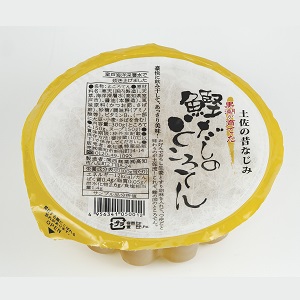 鰹だしのところてん
